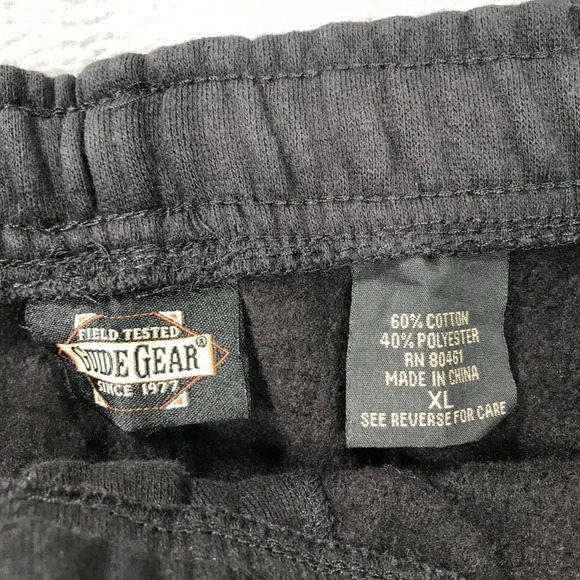 Guide Gear Cargo Sweatpants Mens Extra Large Black Baggy Loose Hip Hop Y2K VTG - Picture 3 of 12